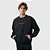 MOLETOM CREWNECK CHAMPION MINI SCRIPT PRETO - Imagem 3