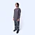 CAMISETA MANGA LONGA HIGH DOTZ CINZA - Imagem 3