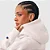 MOLETOM CHAMPION FEMININO CROPPED ZIPER C LOGO BRANCO - Imagem 4