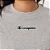 CAMISETA CROPPED CHAMPION FEM MINI SCRIPT RELEV CINZA - Imagem 2