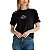 CAMISETA CROPPED CHAMPION C FLOWERS PRETA - Imagem 2