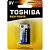 Bateria Alcalina 9V 6Lr61Gcp Toshiba - Imagem 1