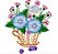 Matriz Bordado Xícara Com Flores - Imagem 3