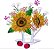 Matriz Bordado Xícara Com Flores - Imagem 9