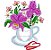 Matriz Bordado Xícara Com Flores - Imagem 2