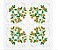 Matriz Bordado Quilt Florzinhas Amarelas - Imagem 3