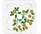 Matriz Bordado Quilt Florzinhas Amarelas - Imagem 4