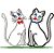 Matriz Bordado Aplique Gatinhos Lindos - Imagem 5