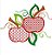 Matriz Bordado Frutas Delicadas Para Pano De Prato - Imagem 4