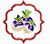 Matriz Bordado Aplique Vegetais E Legumes Com Moldura - Imagem 8
