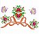 Matriz Bordado Floral Com Borboleta Para Toalha E Lavabo - Imagem 2