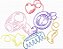 Matriz Bordado Infantil Colorwork Para Fralda - Imagem 9