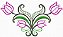Matriz Bordado Tulipas Vintage - Imagem 9