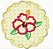 Matriz Bordado Aplique Floral Com Moldura - Imagem 6