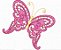 Matriz Bordado Borboleta Rosa - Imagem 6