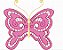 Matriz Bordado Borboleta Rosa - Imagem 5