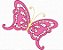 Matriz Bordado Borboleta Rosa - Imagem 8