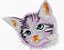 Matriz Bordado Gatinhos Faces - Imagem 10