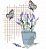 Matriz Bordado Lavanda Com Rosas - Imagem 6