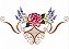 Matriz Bordado Lavanda Com Rosas - Imagem 5