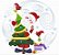 Matriz Bordado Natal Conjunto Para Lavabo - Imagem 2