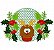 Matriz Bordado Natal Cupcake Com Moldura - Imagem 6