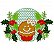 Matriz Bordado Natal Cupcake Com Moldura - Imagem 3