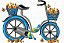Matriz Bordado Bicicletas Com Flores - Imagem 5