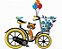 Matriz Bordado Bicicletas Com Flores - Imagem 4