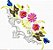 Matriz Bordado Richelieu Cantos Florais Para Guardanapo - Imagem 3