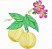 Matriz Bordado Pano De Prato Frutas Com Flores Delicadas - Imagem 7