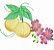 Matriz Bordado Pano De Prato Frutas Com Flores Delicadas - Imagem 5