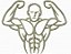 Matriz Bordado Musculação - Imagem 2