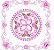 Matriz Bordado Quilt Corações Com Flores - Imagem 1