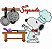 Matriz Bordado Semaninha Turma Do Snoopy - Imagem 2