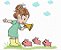 Matriz Bordado Lindas Meninas Brincando - Imagem 5