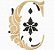 Matriz Bordado Alfabeto Damask - Imagem 3