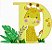 Matriz Bordado Alfabeto Infantil Girafinha - Imagem 4