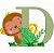 Matriz Bordado Alfabeto Infantil Macaquinho - Imagem 4