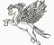 Matriz Bordado Cavalo Alado - Pegasus - Imagem 7