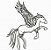Matriz Bordado Cavalo Alado - Pegasus - Imagem 4