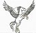Matriz Bordado Cavalo Alado - Pegasus - Imagem 1