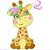 Matriz Bordado Lindas Animais Com Rosas - Imagem 3