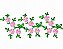 Matriz Bordado Barrado Com Florzinhas - Imagem 1