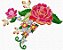Matriz Bordado Paris Com Flores - Imagem 8