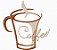 Matriz Bordado Café Delicioso Para Pano De Prato - Imagem 5