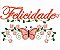 Matriz Bordado Mensagens Com Borboleta Flores Pano De Prato - Imagem 4