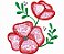 Matriz Bordado Flores Lindas Delicadas Para Customizar Roupa - Imagem 6