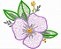 Matriz Bordado Flores Lindas Delicadas Para Customizar Roupa - Imagem 3