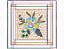 Matriz Bordado Quilt Flores Delicadas - Imagem 2